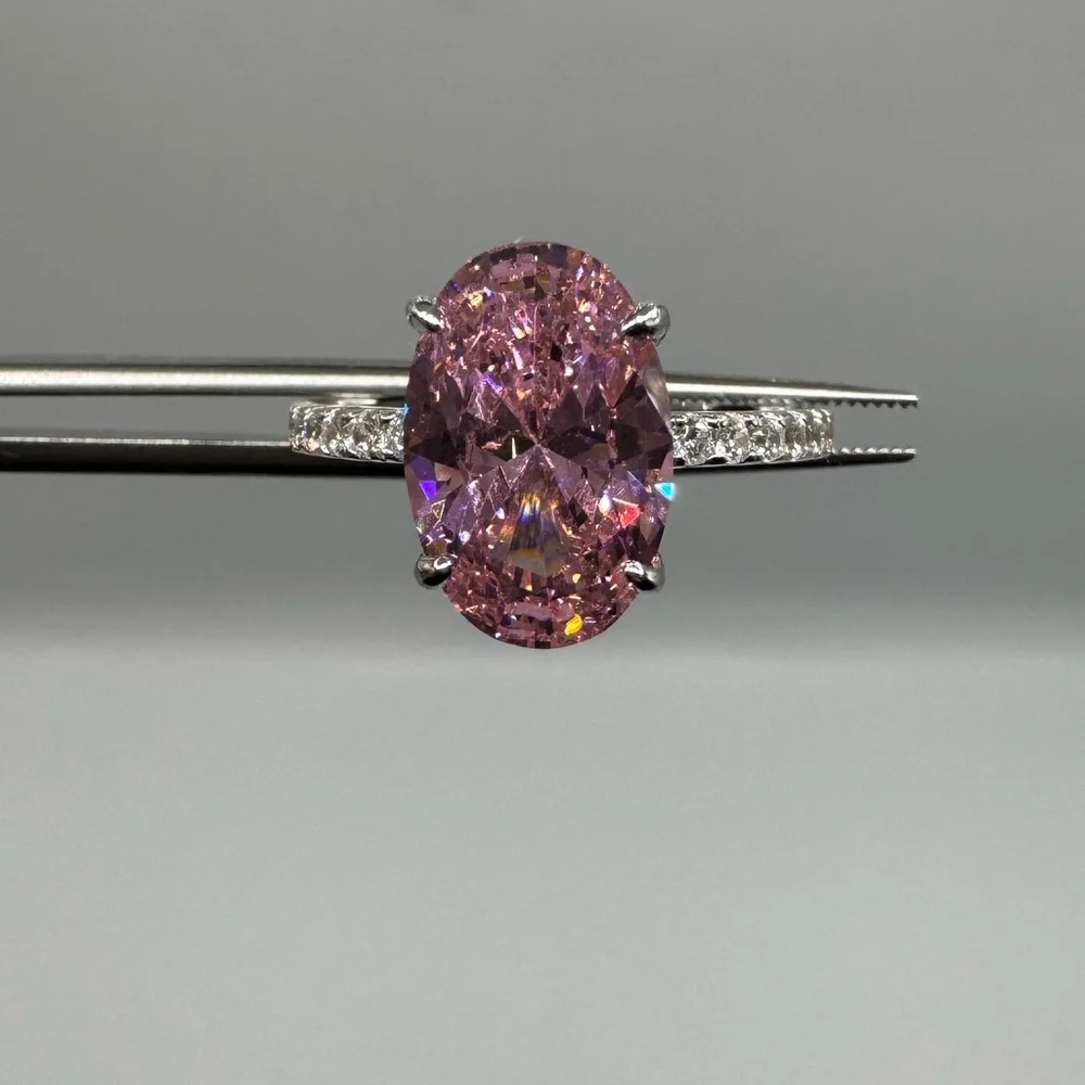 3ct Oval Sapphire Ring - Picture 12 of 14